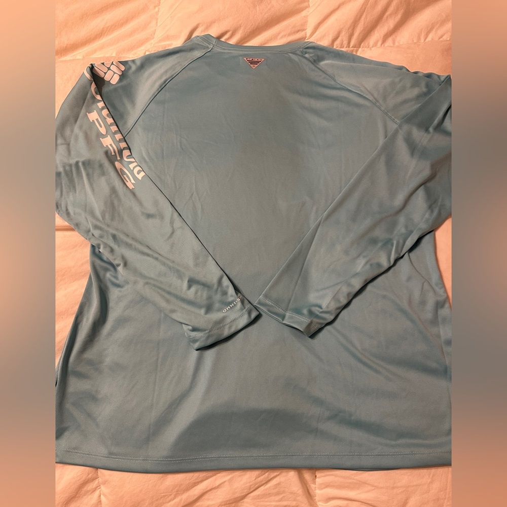 Columbia PFG Long Sleeve Tidal Tee II - NWT - Size 1X Teal Sportswear - Picture 5 of 12